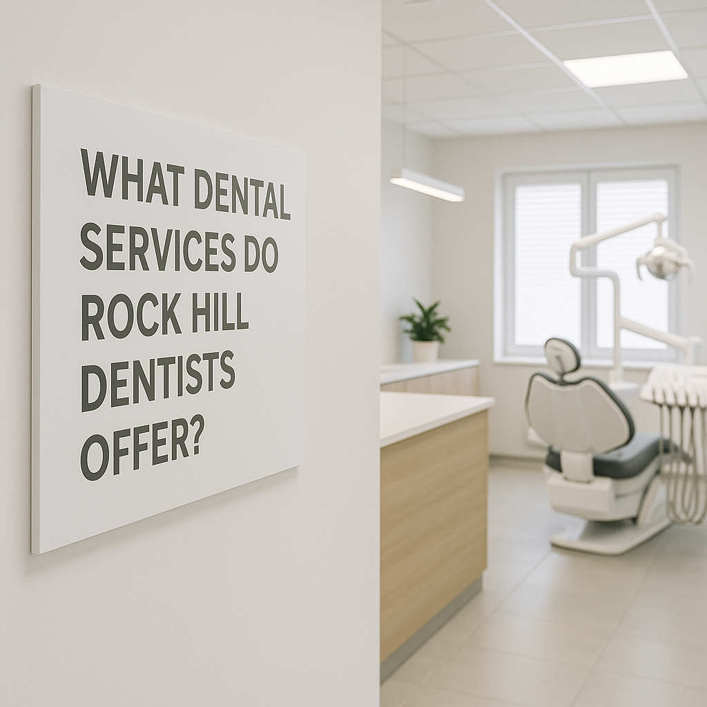 What dental services do Rock Hill dentists offer?