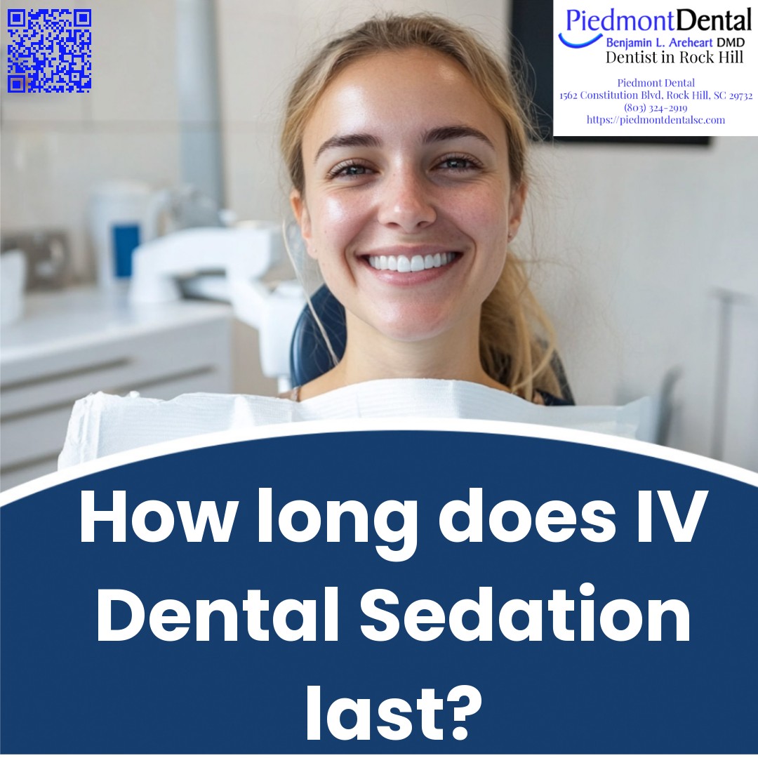 How long does IV Dental Sedation last?