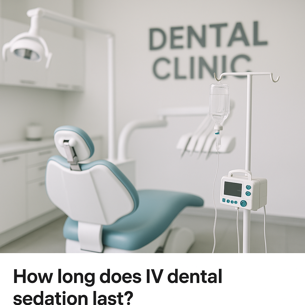 How long does IV Dental Sedation last?