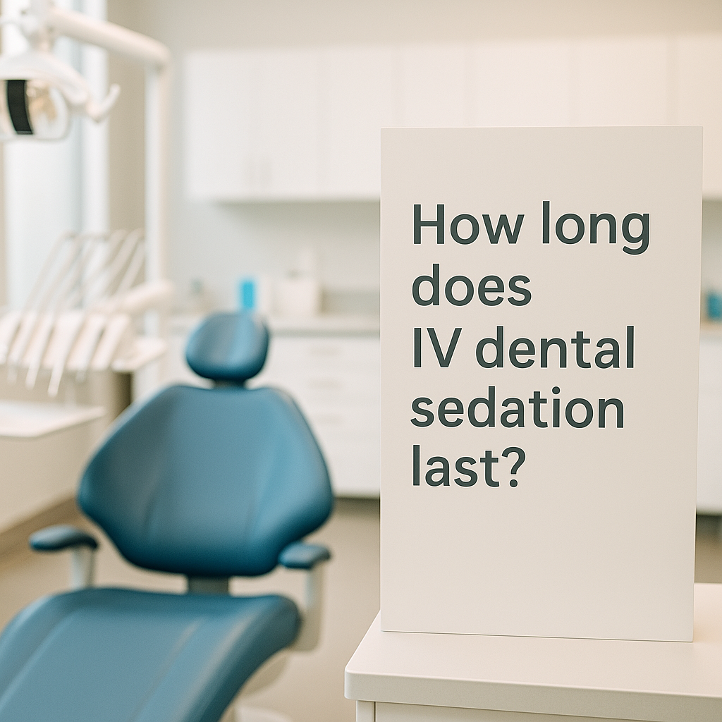 How long does IV Dental Sedation last?