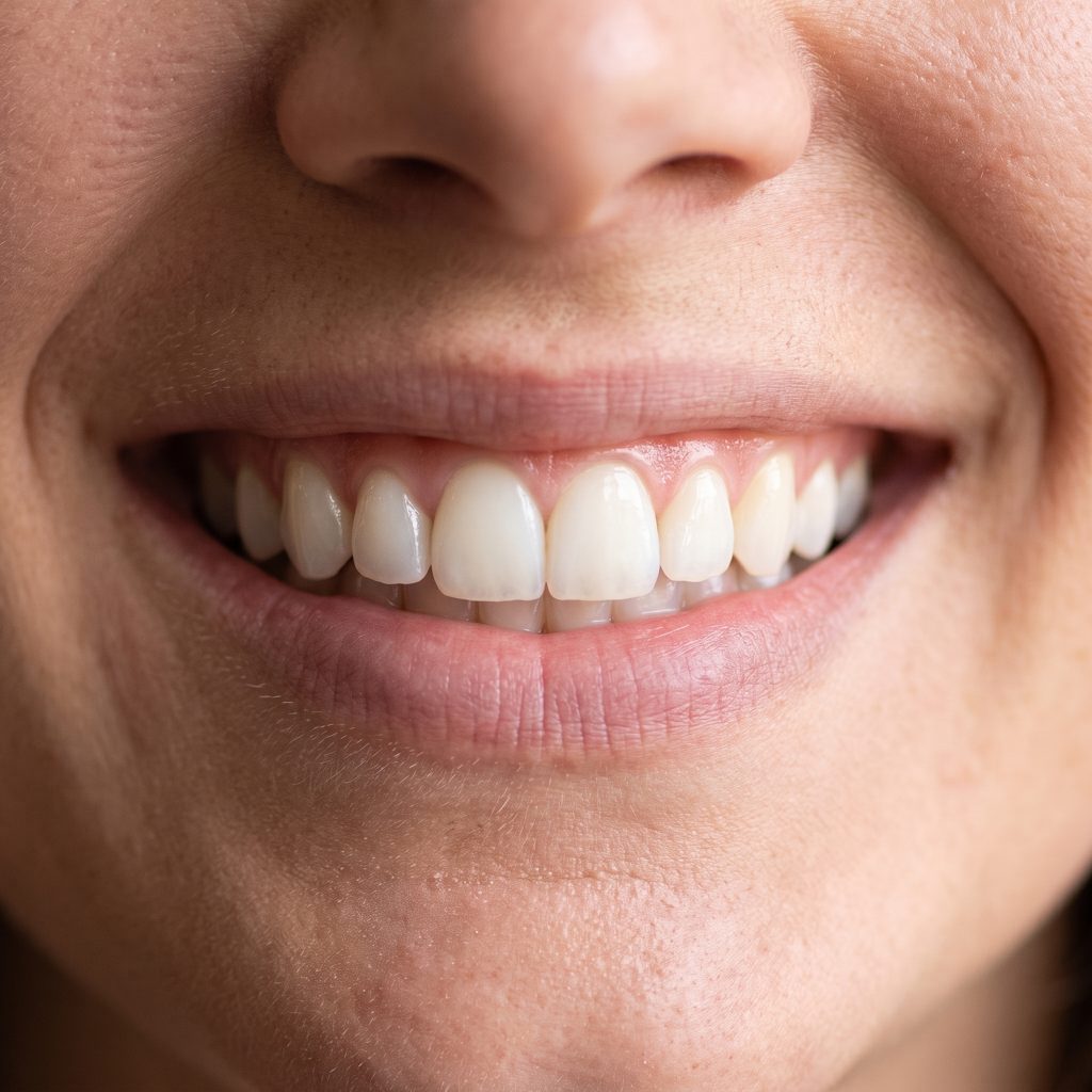 A bright smile after teeth whitening at Piedmont Dental in Rock Hill