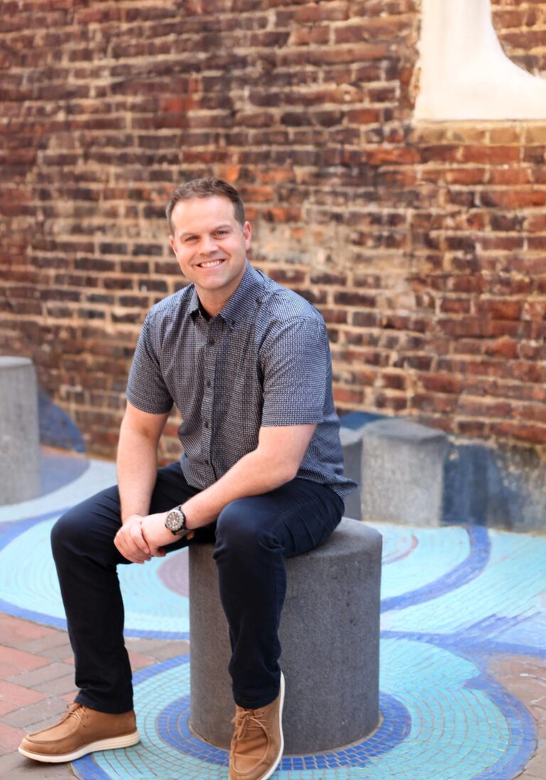 Dr. Benjamin Areheart, DMD, outside Piedmont Dental