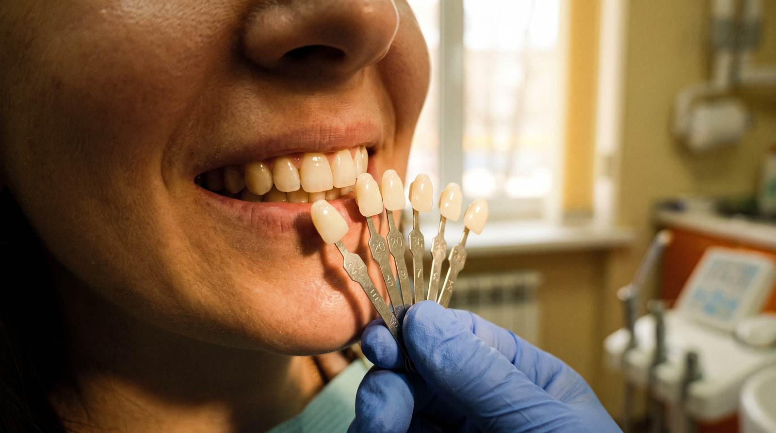 Matching the composite shade for dental bonding in Rock Hill
